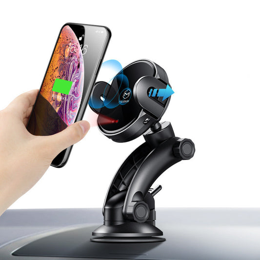 Cross Border Car Wireless Charging Mobile Phone Bracket Fast Charging Infrared Sensor Bracket Base Can Be Customized - 图片 1