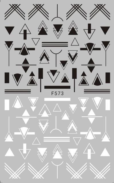 Japanese Three-dimensional 5D Embossed Nail Stickers 1622014089433