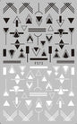 Japanese Three-dimensional 5D Embossed Nail Stickers 1622014089433