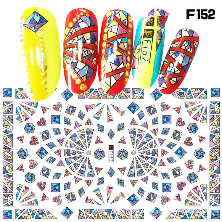 Japanese Three-dimensional 5D Embossed Nail Stickers 1622017169704