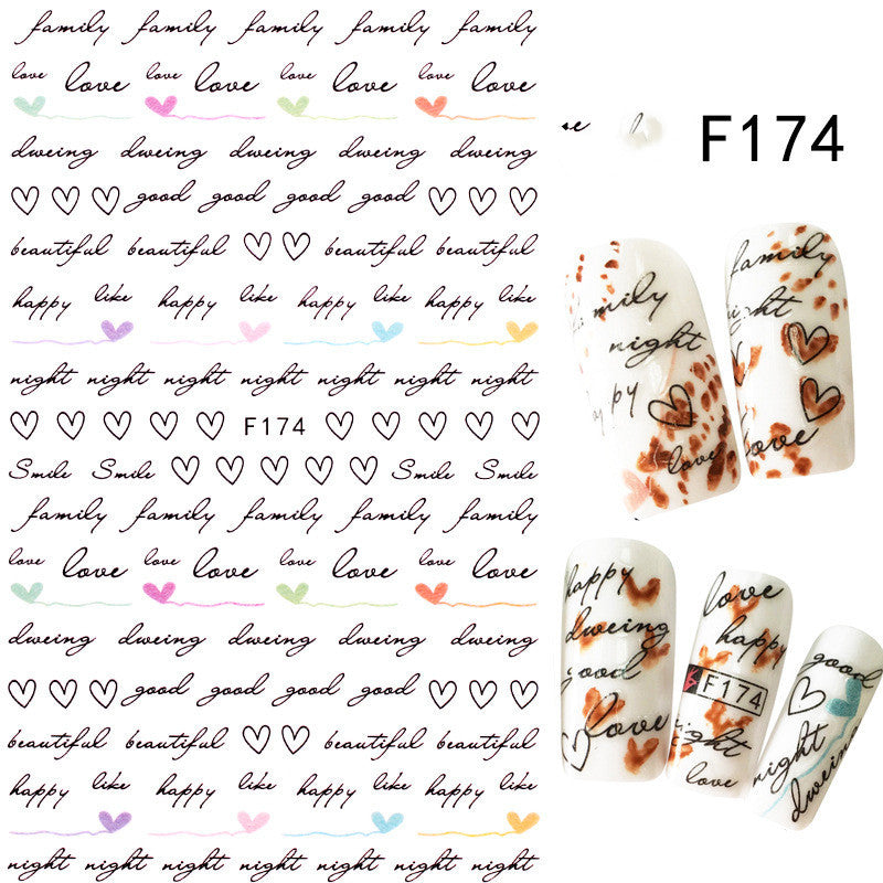 Japanese Three-dimensional 5D Embossed Nail Stickers 1622017286759