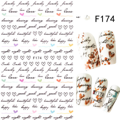 Japanese Three-dimensional 5D Embossed Nail Stickers 1622017286759
