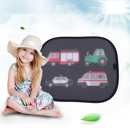 Heat Insulation Sunshade Adsorption Electrostatic Stickers Car Glass Stickers PVC Upgrade Sunshield 1622018225063