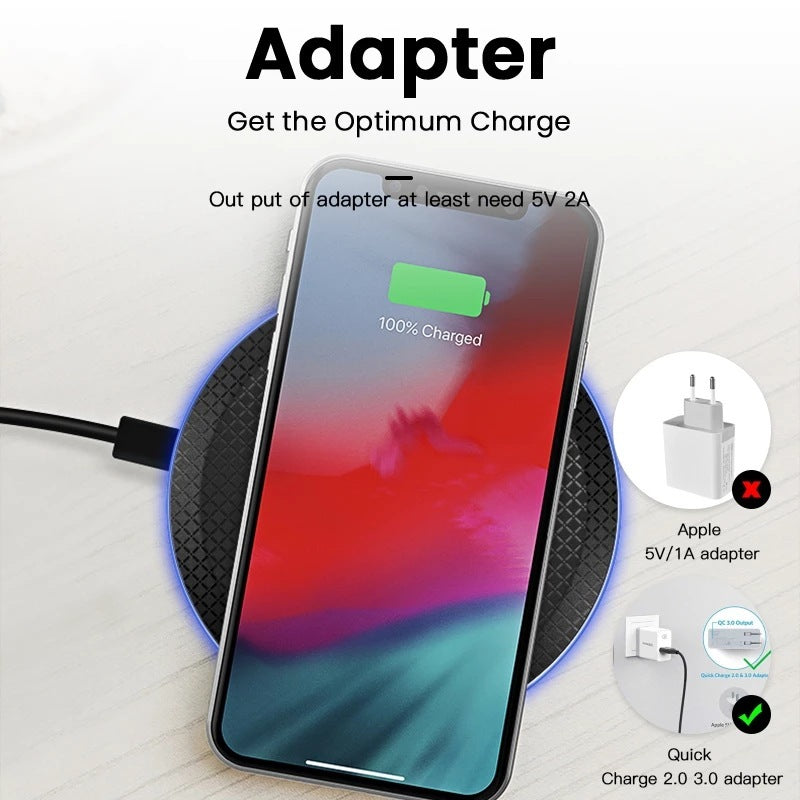 15 Watt Wireless Charger Lattice Disc Fast Charging High Power Low Temperature - HD Wireless Product #5