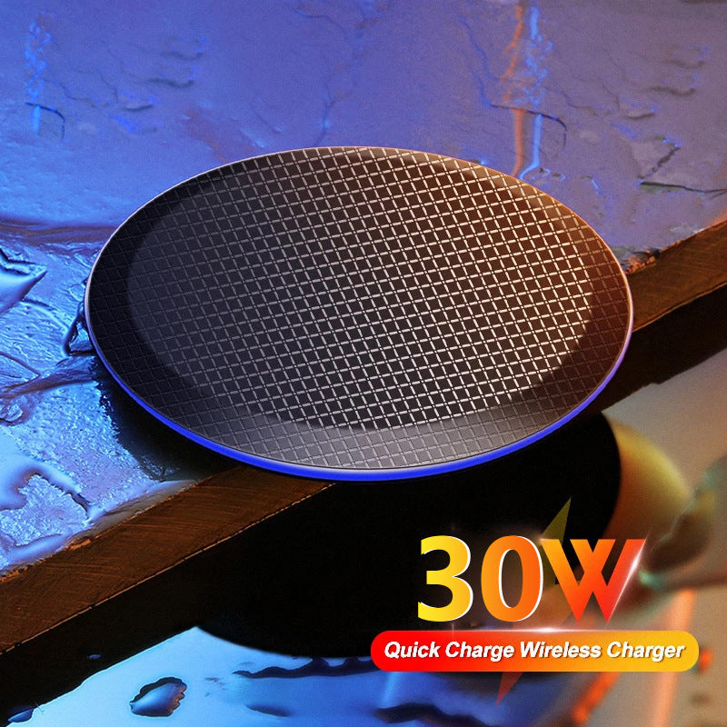 15 Watt Wireless Charger Lattice Disc Fast Charging High Power Low Temperature - HD Wireless Product #4