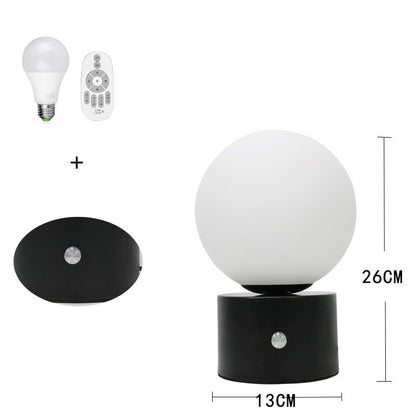 Desk Lamp Bedside Lamp Bedroom Touch Nordic Romantic Round Intelligent Lamp 1622096765448