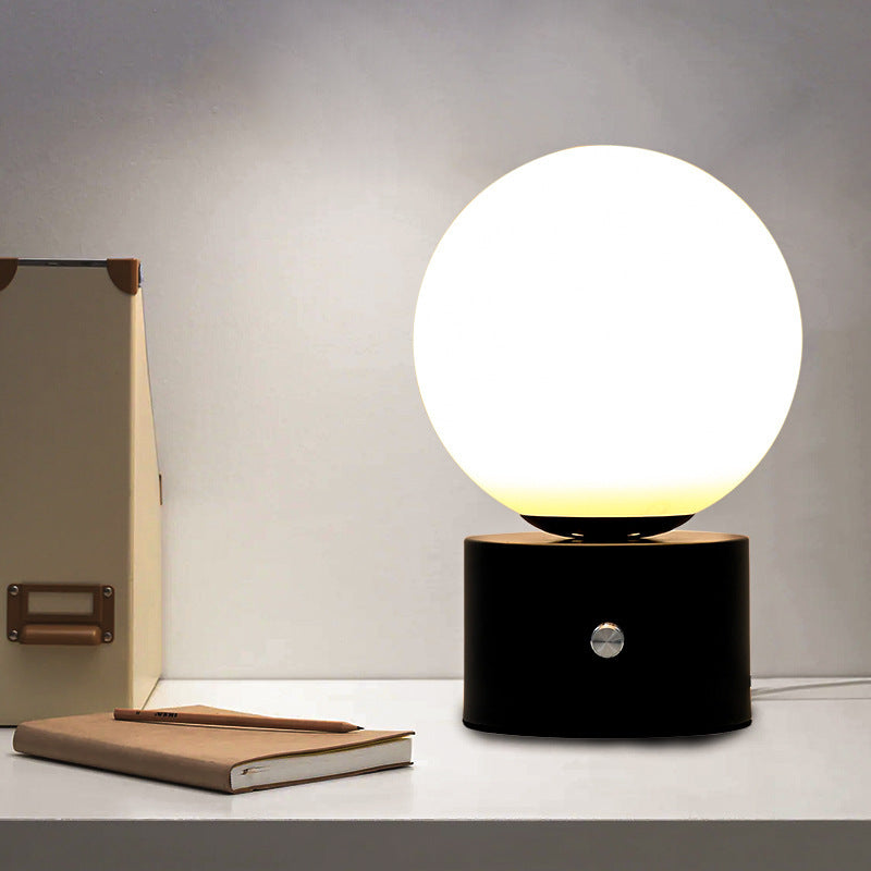 Desk Lamp Bedside Lamp Bedroom Touch Nordic Romantic Round Intelligent Lamp 1622096765452