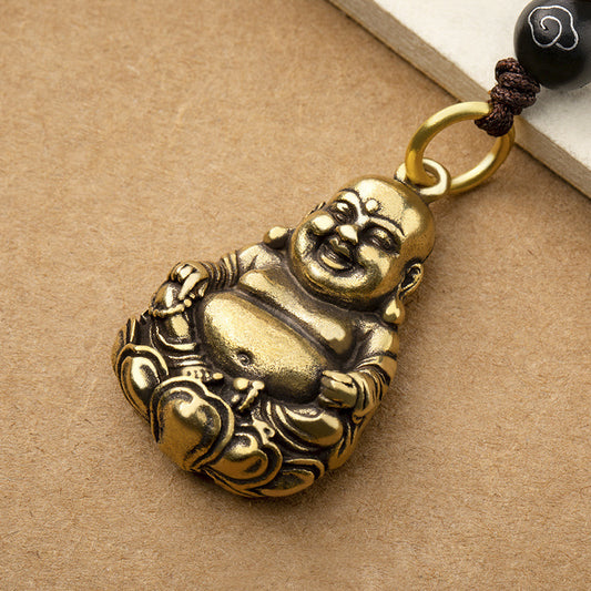 Brass Happiness Buddha Pendant Male 1622099678993