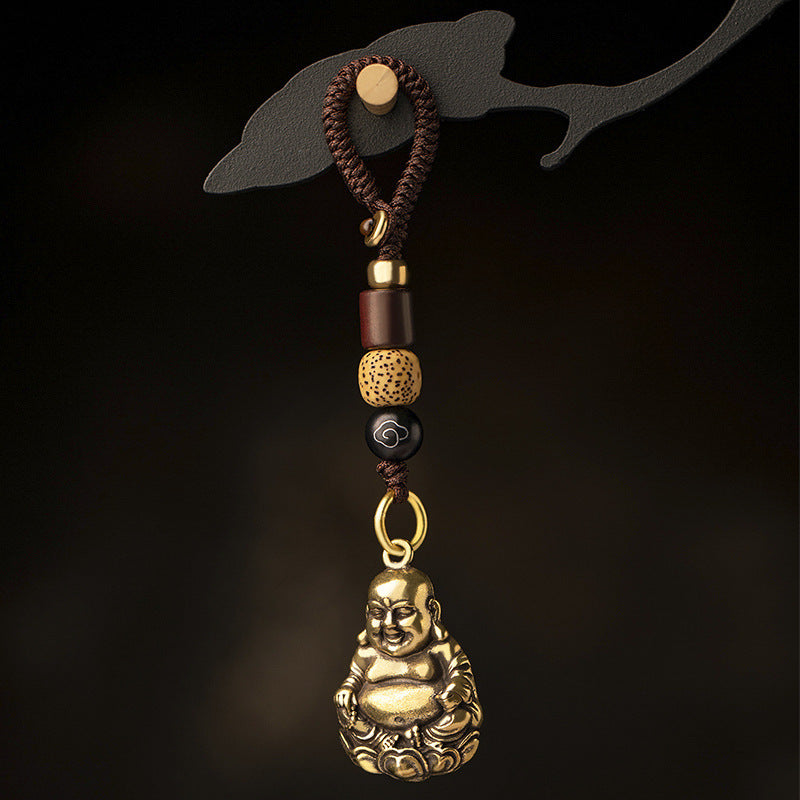 Brass Happiness Buddha Pendant Male 1622099679290