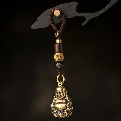 Brass Happiness Buddha Pendant Male 1622099679290