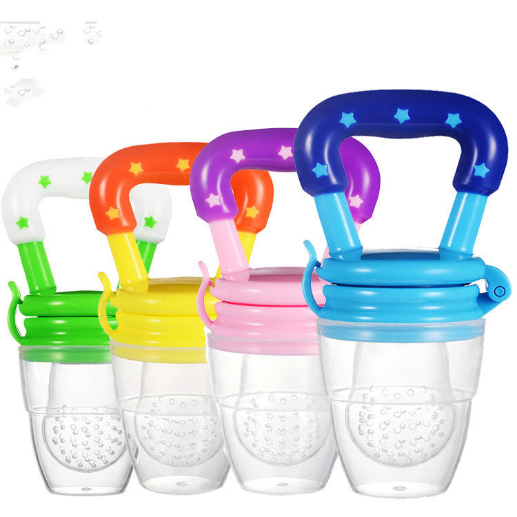 Baby Star Fruit And Vegetable Biting Happy Fruit Complementary Food Silicone Biting Bag Feeding Tableware Chewing 16221035940