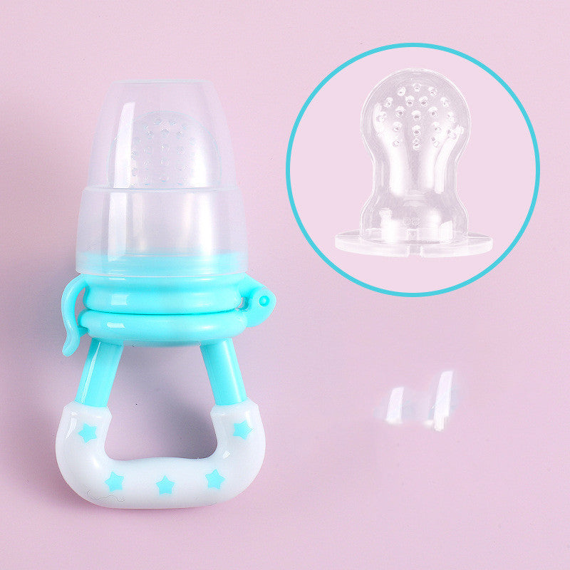 Baby Star Fruit And Vegetable Biting Happy Fruit Complementary Food Silicone Biting Bag Feeding Tableware Chewing 16221035940