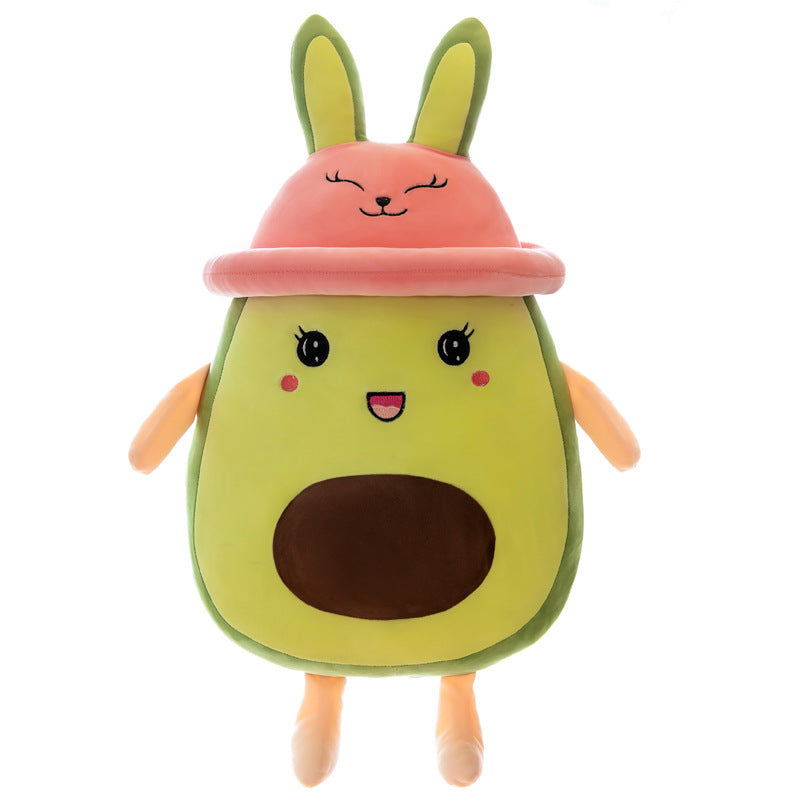 Creative Avocado Bunny Pillow Plush Toy Doll Girl Birthday Gift 1622110760169