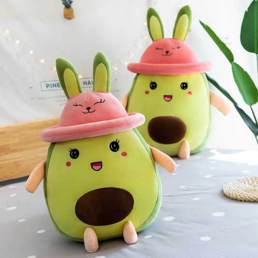 Creative Avocado Bunny Pillow Plush Toy Doll Girl Birthday Gift 1622110760170