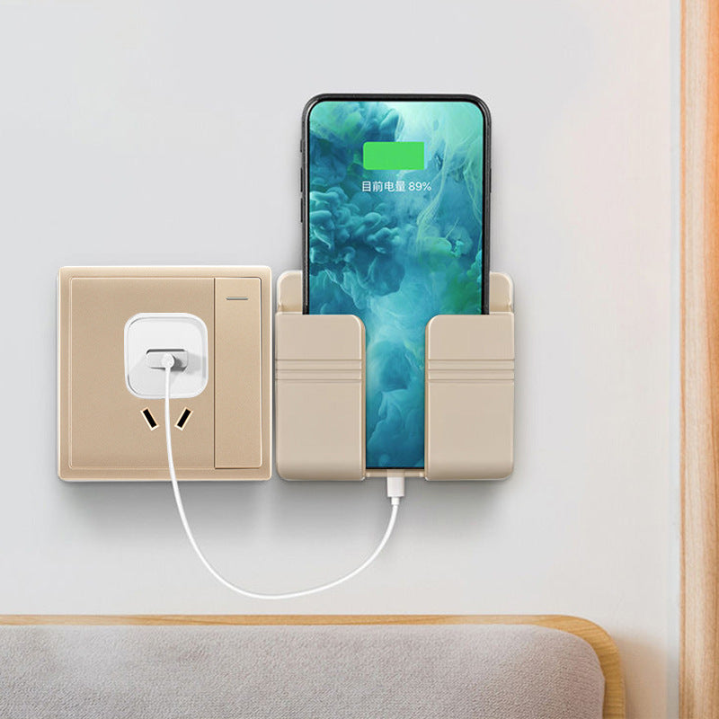 Mobile Phone Charging Storage Rack Punch-free Sticky Storage Box - 图片 8