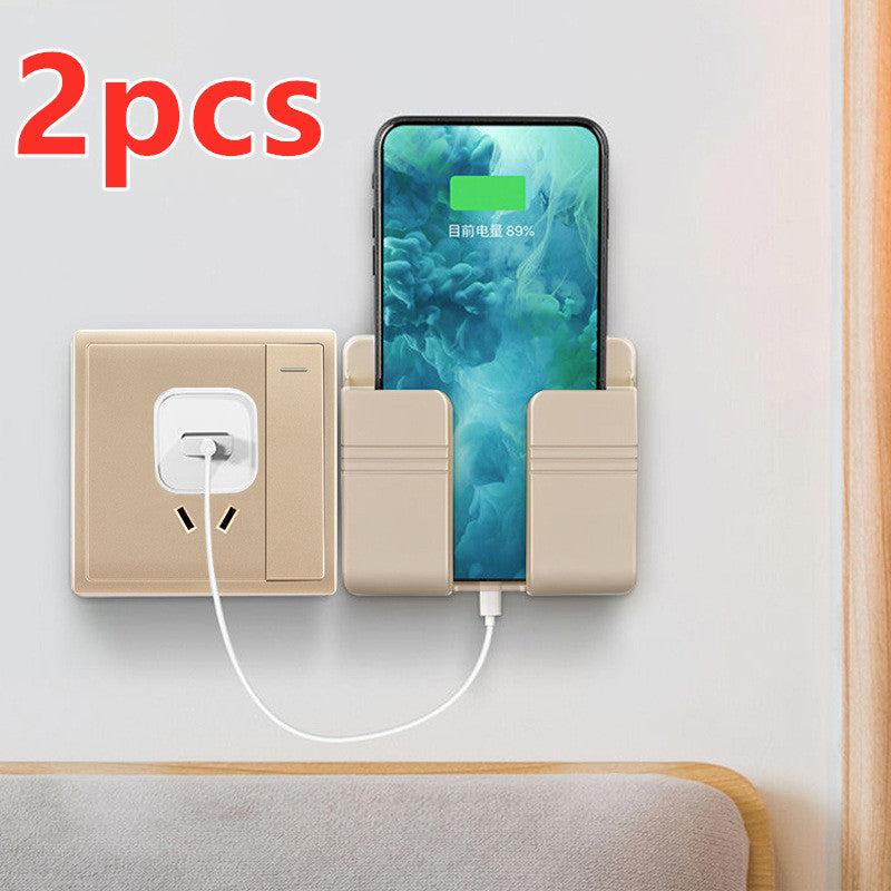 Mobile Phone Charging Storage Rack Punch-free Sticky Storage Box - 图片 9