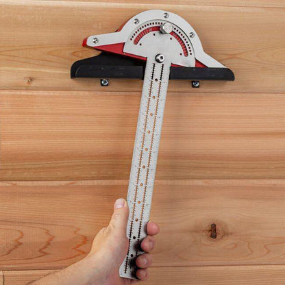 Woodworkers Edge Ruler Protractor Angle Protractor Two Arm Woodworking Ruler Measure Instruments Carpentry Tools 162216639885