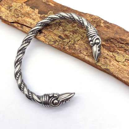 Raven Nordic Viking War Ins Male Ssangyong Domineerin Fashion Wolf Head Retro Bracelet 1622277585423