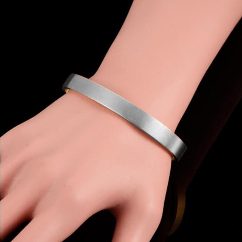 Glossy inlaid magnet health bracelet simple magnetic therapy 1622312914036