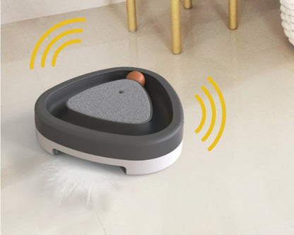Pet Cat Self-hey Toy Smart Funny Cat Triangle Turntable Electric Toy Cat Scratcher 1622364022670
