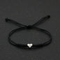 Silver Love Bracelet Lovers Handmade Hand-woven Red String Bracelet Simple All-match Small Jewelry 1622432684271