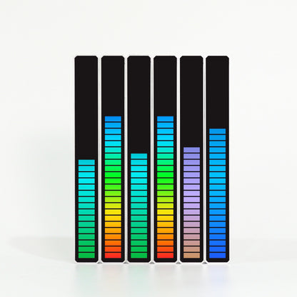 New Car Sound Control Light RGB Voice-Activated Music Rhythm Ambient Light With 32 LED 18 Colors Car Home Decoration Lamp 162