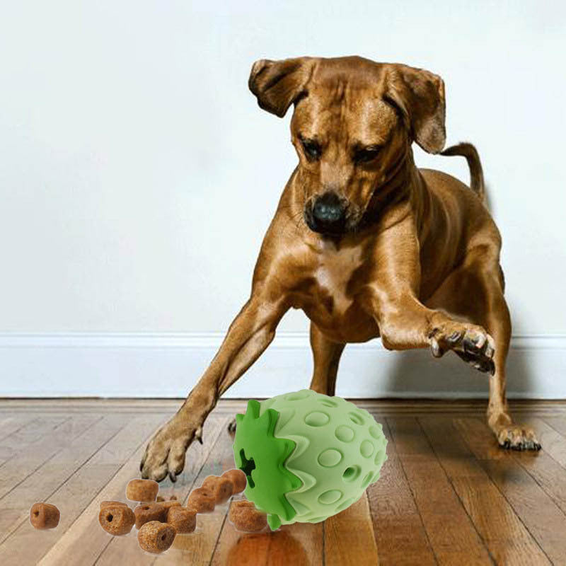 Pet Dog Bite Resistant Strawberry Leaking Ball Toy 1622456229926