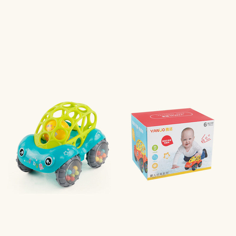 Bobo Car Baby Bell Grip Soft Toy Baby Teether Hand Catch Ball 1622529598029