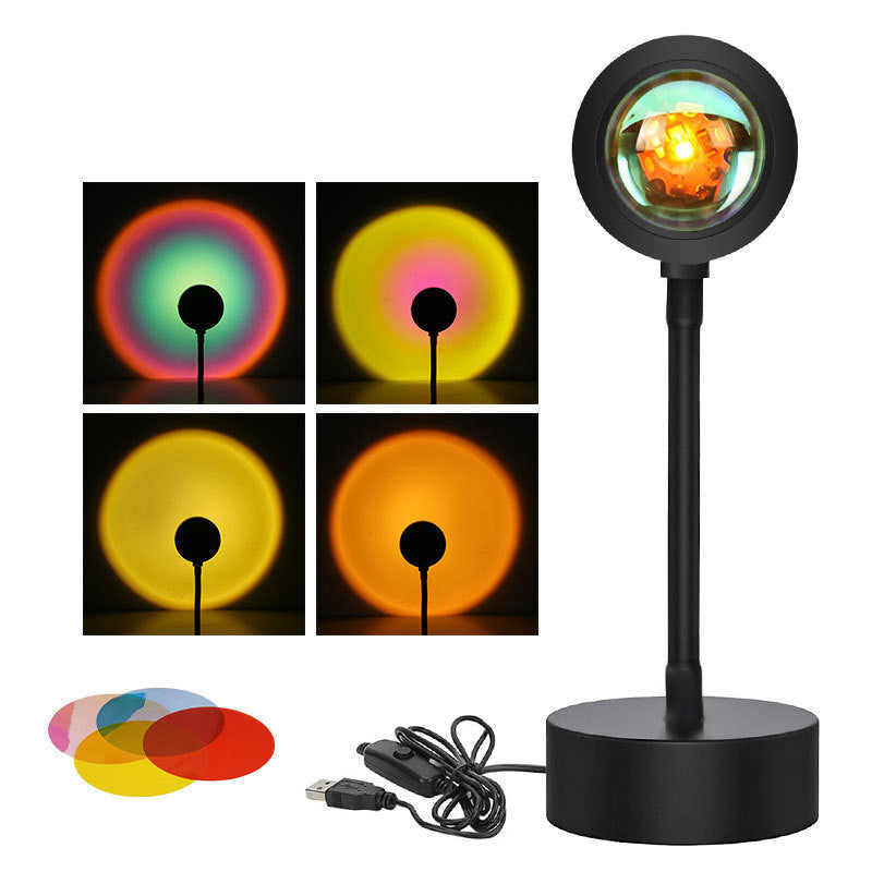 Sunset Projection Lamp Sunset Projector Night Light Wall Decoration Lighting 1622531341562