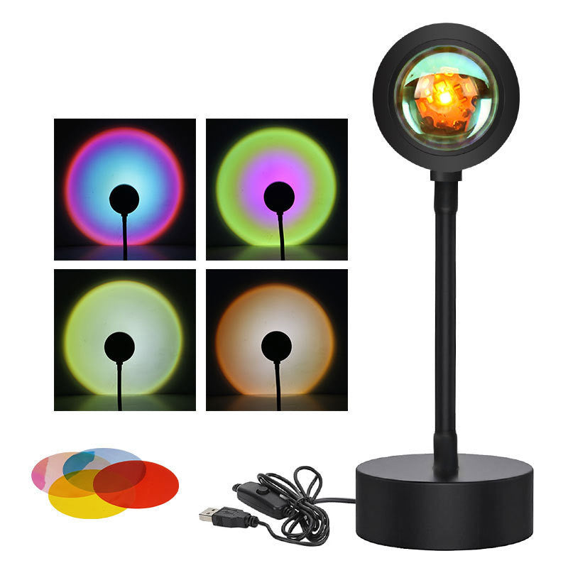 Sunset Projection Lamp Sunset Projector Night Light Wall Decoration Lighting 1622531341565