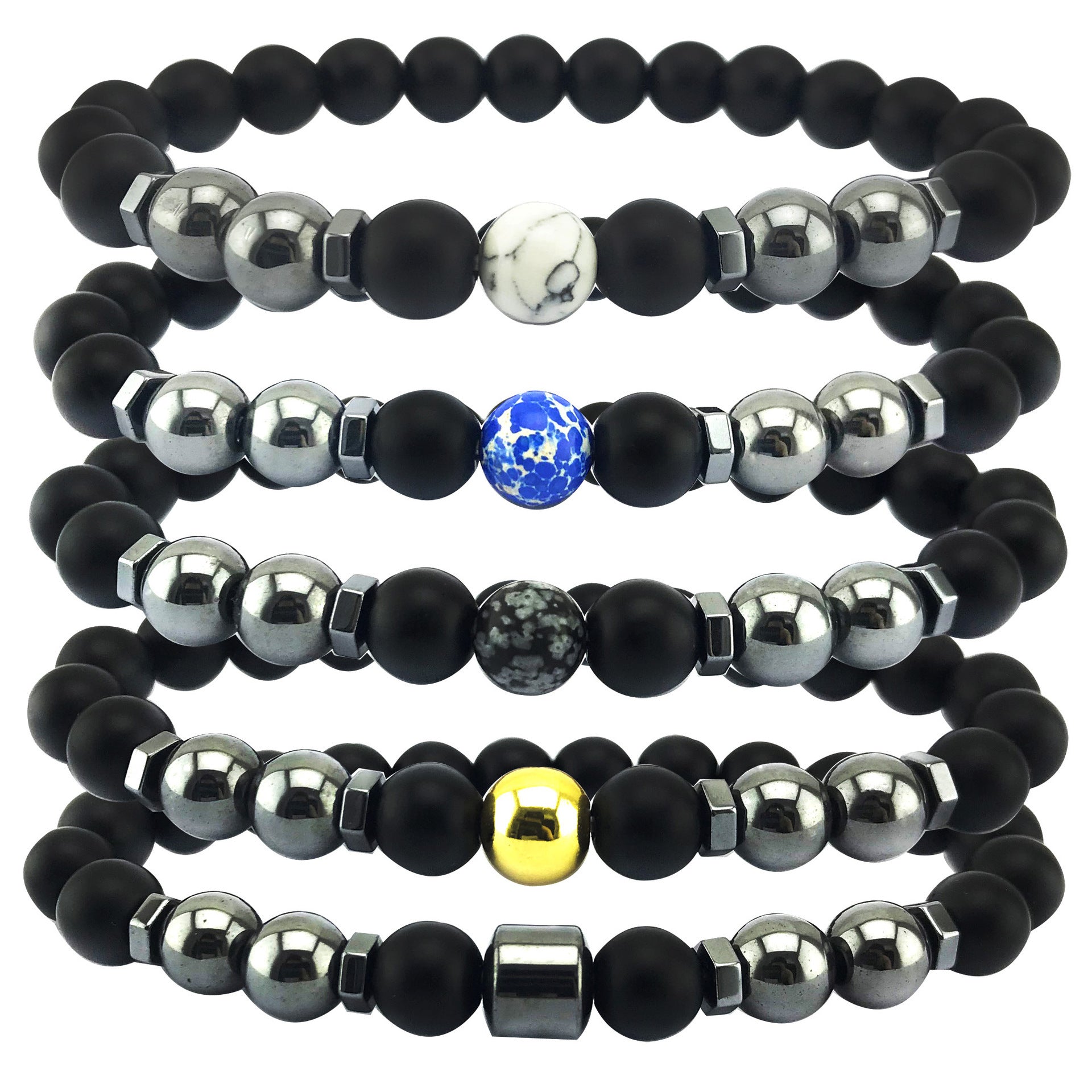 Natural Black Hematite Tiger Eye Beaded Bracelets Men For Magnetic Health Protection Women Jewelry 1622536326713