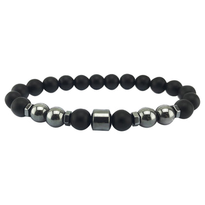Natural Black Hematite Tiger Eye Beaded Bracelets Men For Magnetic Health Protection Women Jewelry 1622536326729