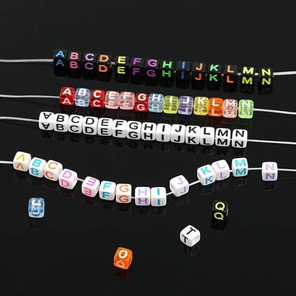 Acrylic English alphabet beads 1622551704591