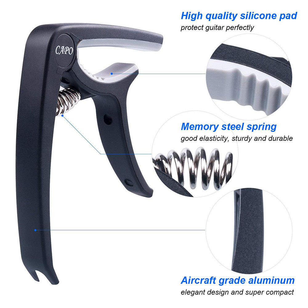 Guitar Beginner Tools Guitar Capo Tuner String Changing Tool 1622600962691