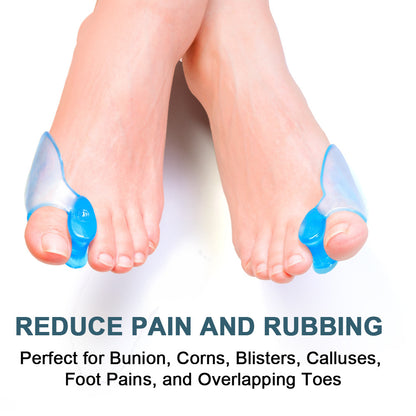 Transparent Blue Toe Separator Pad Hallux Correction Valgus Separator 1622611655787