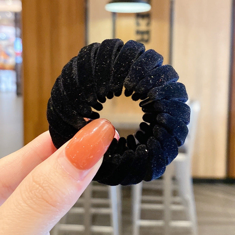 Women Hollow Hair Circle High Horsetail Artifact Fixed Coiler Hairpin Horsetail Headdress Fashion Hair Accessories 1622613121