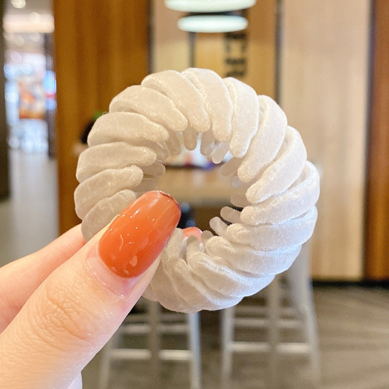 Women Hollow Hair Circle High Horsetail Artifact Fixed Coiler Hairpin Horsetail Headdress Fashion Hair Accessories 1622613121