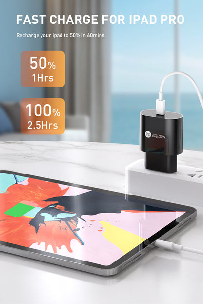 PD20W Mobile Phone Charger 9V-2.2A Type-c Interface 20W Fast Charge Charging Head - 图片 2