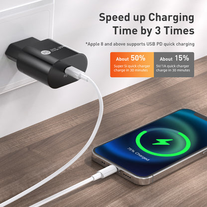 PD20W Mobile Phone Charger 9V-2.2A Type-c Interface 20W Fast Charge Charging Head - 图片 4