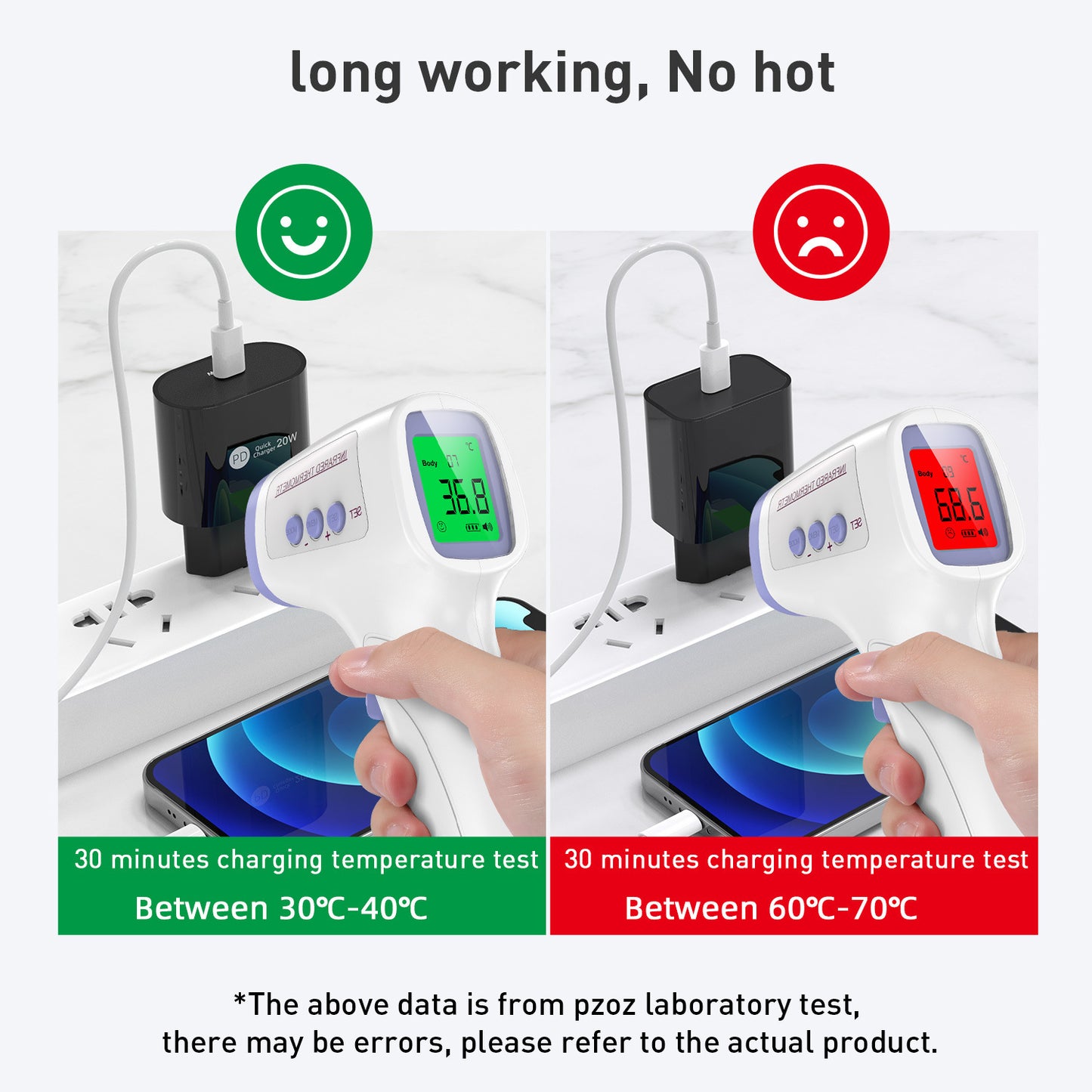 PD20W Mobile Phone Charger 9V-2.2A Type-c Interface 20W Fast Charge Charging Head - 图片 5