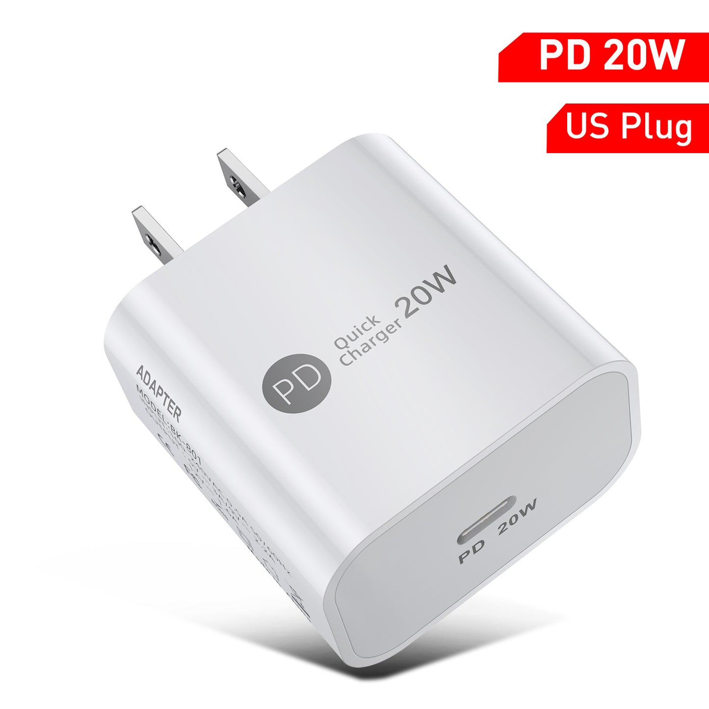 PD20W Mobile Phone Charger 9V-2.2A Type-c Interface 20W Fast Charge Charging Head - 图片 8