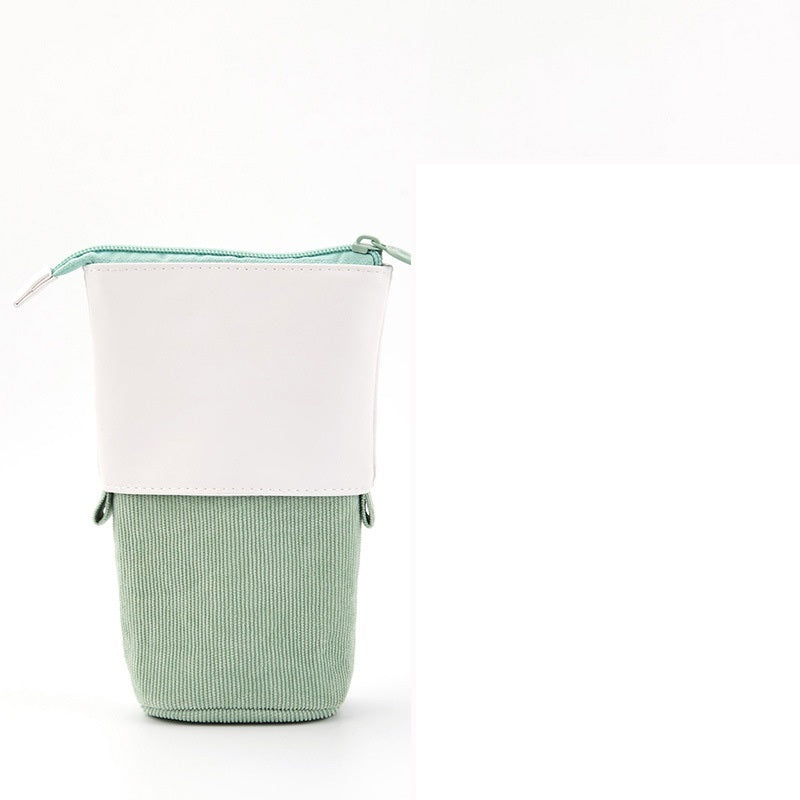 Multifunctional Creative Corduroy Retractable Pencil Case - 图片 3