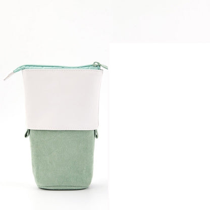 Multifunctional Creative Corduroy Retractable Pencil Case - 图片 3