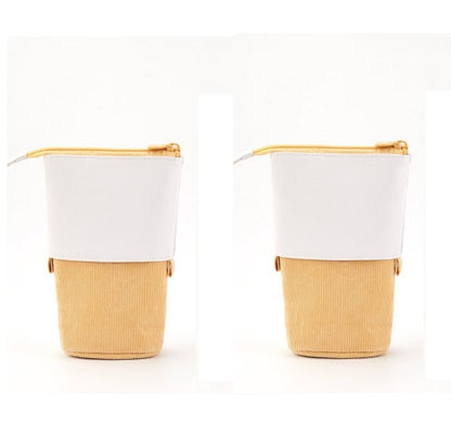 Multifunctional Creative Corduroy Retractable Pencil Case - 图片 16