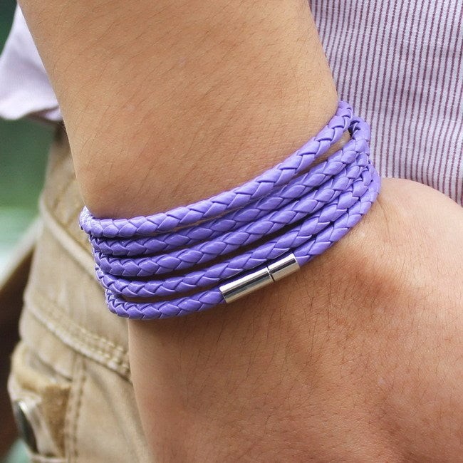Punk Couple Leather Multilayer Bracelet 1622713634745
