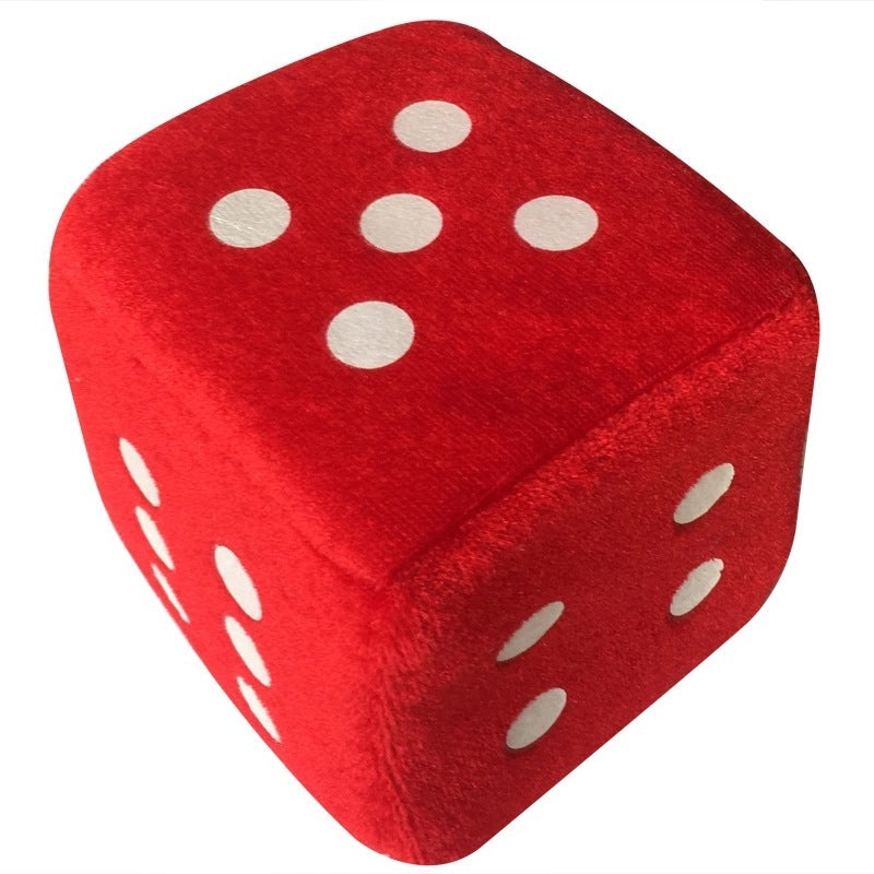 Cartoon Creative Sponge Dice Plush Dice Toy 1622774694337