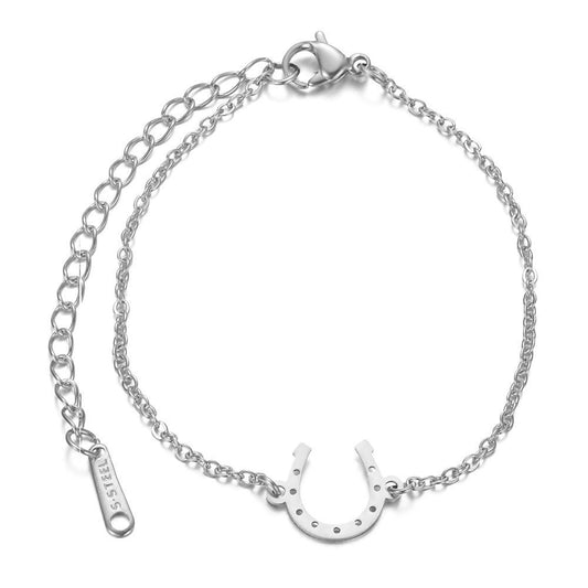 Horseshoe Titanium Steel Bracelet Female Jewelry Accessories Horseshoe Bracelet 1622793484823
