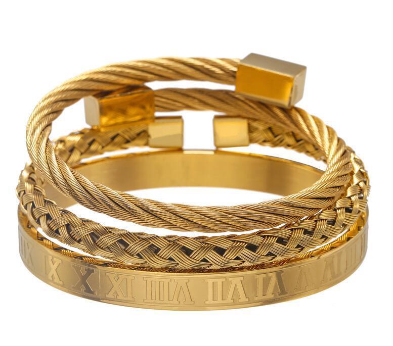 Letter Woven Square Stainless Steel Bracelet Bracelet 1622796300092