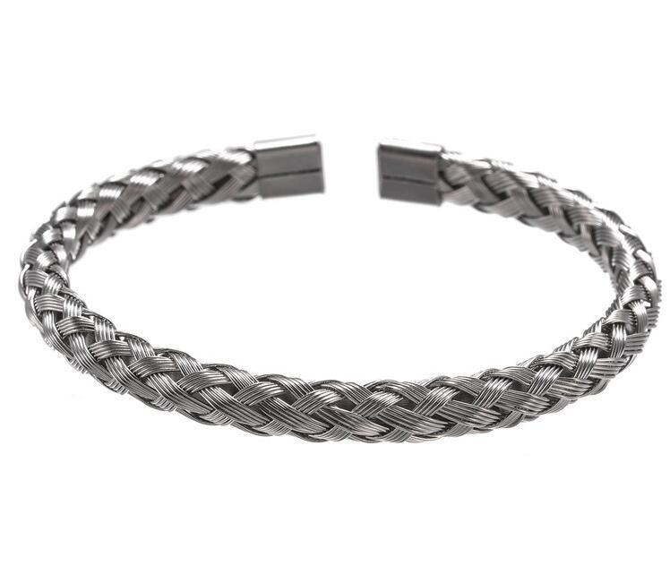 Letter Woven Square Stainless Steel Bracelet Bracelet 1622796300101