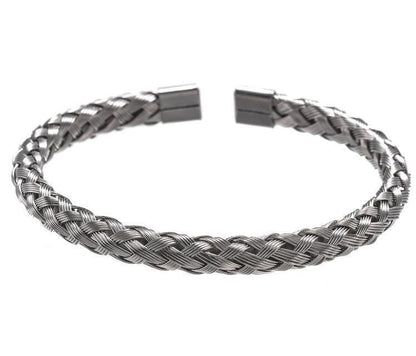 Letter Woven Square Stainless Steel Bracelet Bracelet 1622796300101